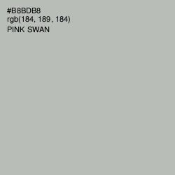 #B8BDB8 - Pink Swan Color Image
